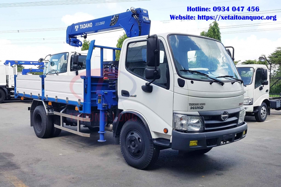 Xe tải cẩu Hino 4 tấn - Cần cẩu Tadano TM-ZE263MH